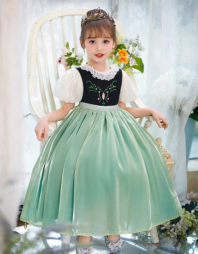 Kids Girls Dress Party Carnival Birthday Costume Princess Dresses Summer 2025 - Picture 24 of 26