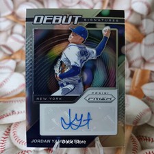 2021 Panini Prizm Debut Signatures - Jordan Yamamoto #DS-JY - New York Mets