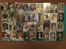 Miami Marlins Baseball Card Lot 2016-2020 Topps Chrome, Bowman, Rookies 36 Cards