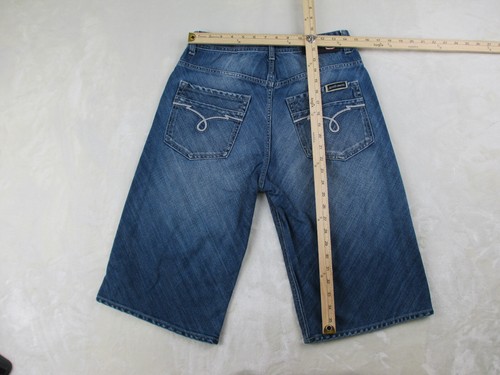 Ecko Unltd. Shorts Mens 30 Blue Jeans Denim Y2K Baggy Hip Hop Streetwear Casual* - Picture 9 of 13