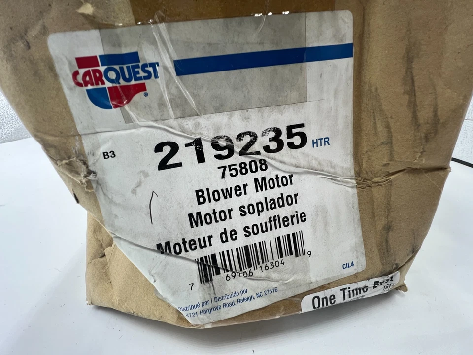 Carquest Genuine Blower Motor 12V 75808, 219235, 12289 fits 2001-2004 BMW 320i - Image 4 of 4