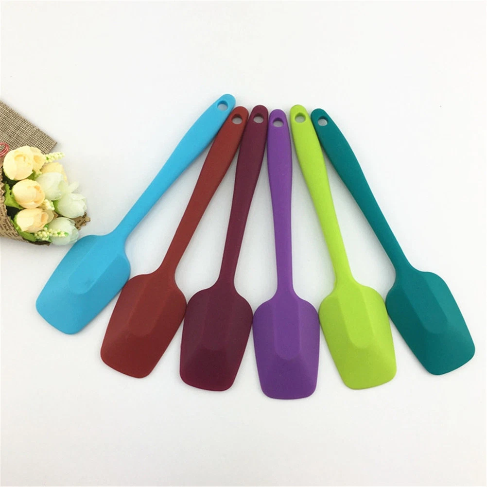 Silicone Spatula Baking Rubber Scraper integrated high temperature  resistanc-=m