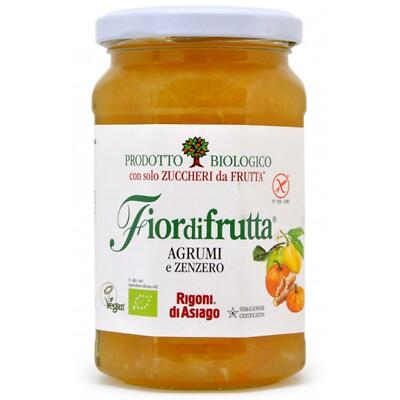 MARMELLATA RIGONI DI ASIAGO AGRUMI E ZENZERO 260gr FIORDIFRUTTA BIO ...