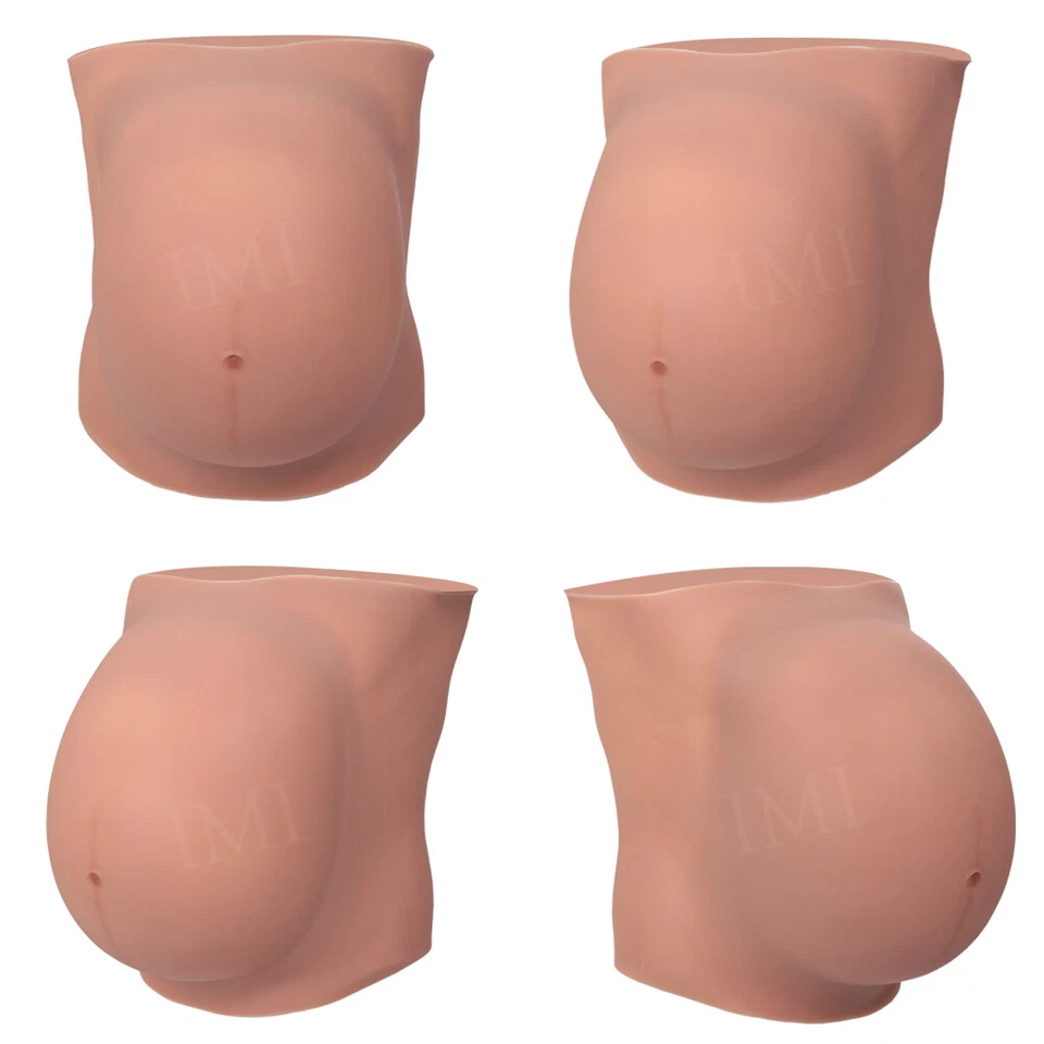 IMI Silicone Pregnant Belly Artificial Fake Pregnant Belly for Maternity Cosplay - Image 2 of 4
