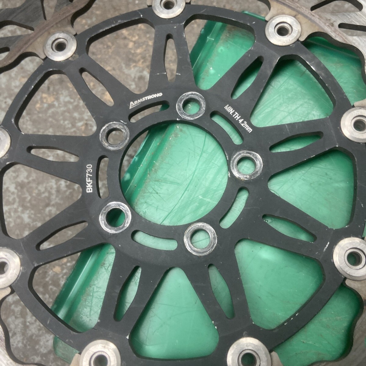 アームストロング Armstrong Wavy Front Brake Disc for Kawasaki 1998 Zx6r G1