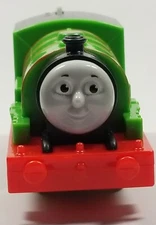 Gullane Thomas Train Green 6 Racing Flags Flames Motorized  Mattel Limited 2013