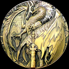 Ruth Thompson's "Netherblade" Goliath Coin 5oz Bronze und Zink