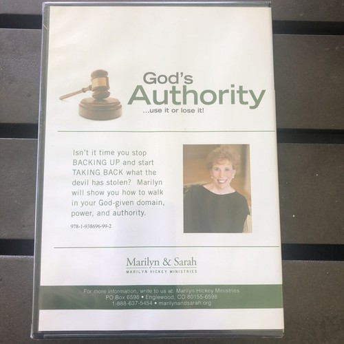 God's Authority Use it or Lose it 2 CD Set Marilyn Hickey New Sealed - Picture 2 of 2