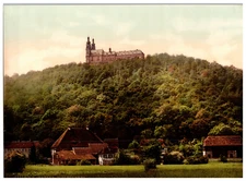 Germany, Lichtenfels, Schloss Banz photochromic, vintage photochrome 1