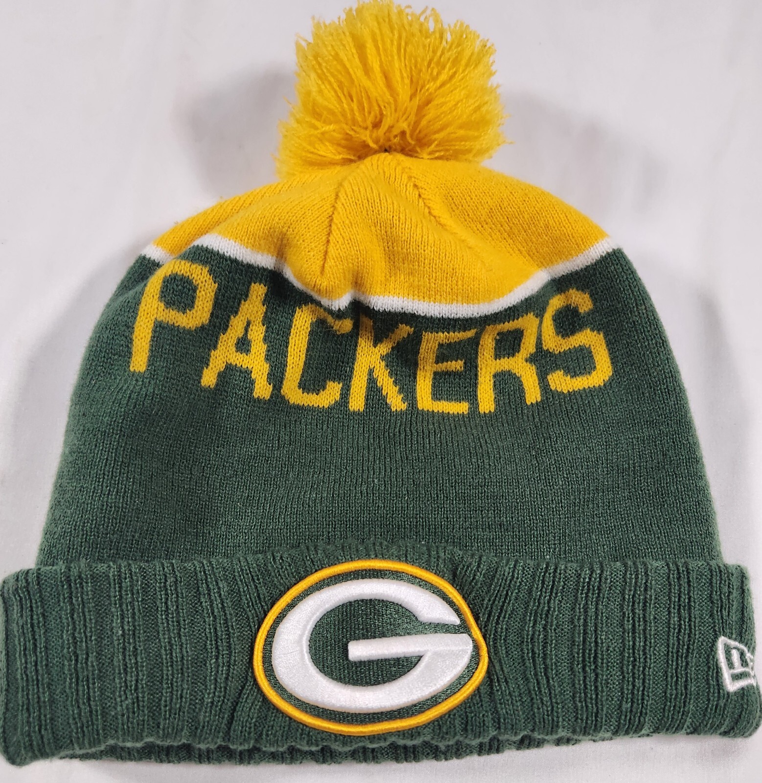 Green Bay Packers NFL Football New Era Winter Hat Toque Beanie Stocking Cap