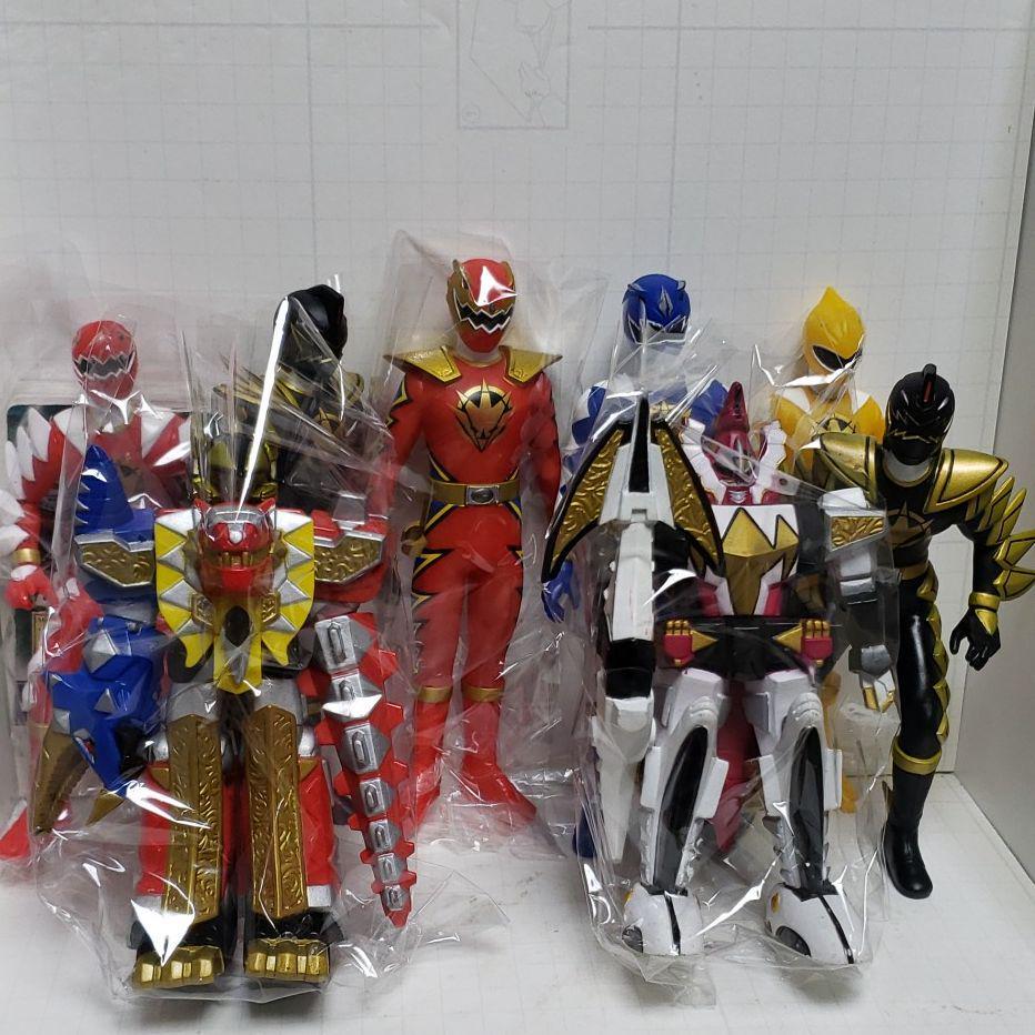 Power Rangers Dino Thunder フィギュアセット Power Rangers Dino Thunder Abaranger soft vinyl figure 8set Bundle