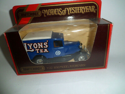 Models of Yesteryear 1930 Modellauto  A FORD VAN LYONS`TEA OVP 