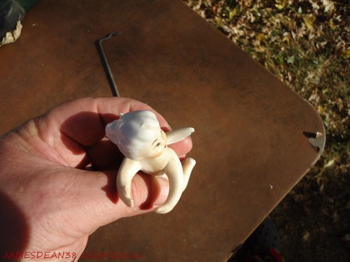 VINTAGE CANDLE CLIMBER HUGGER PIXIE CHERUB ANGEL JAPAN CHRISTMAS DECOR - Picture 4 of 4
