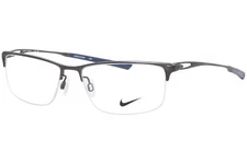 New Nike NK-6064 074 Satin Gunmetal Titanium Eyeglasses 56/16/145