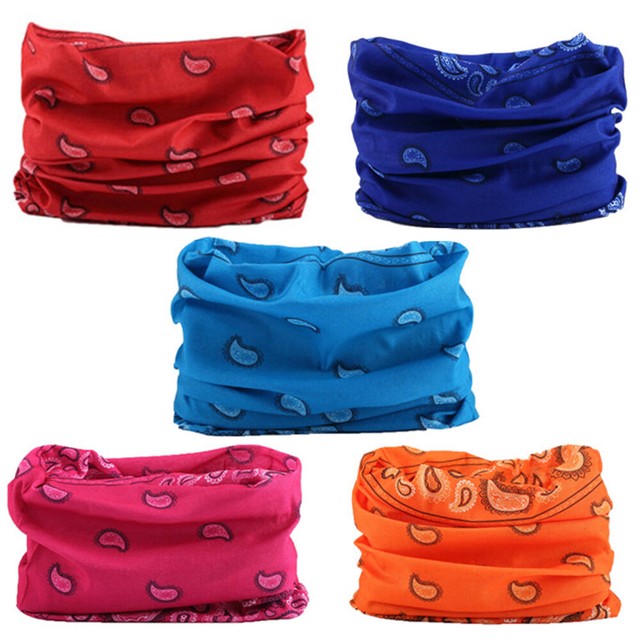 Pink Paisley FACE MASK Sun Shield Neck Gaiter Headband Bandana Du Rag Skull Cap Pink Paisley FACE MASK Sun Shield Neck Gaiter Headband Bandana Du Rag Skull Cap