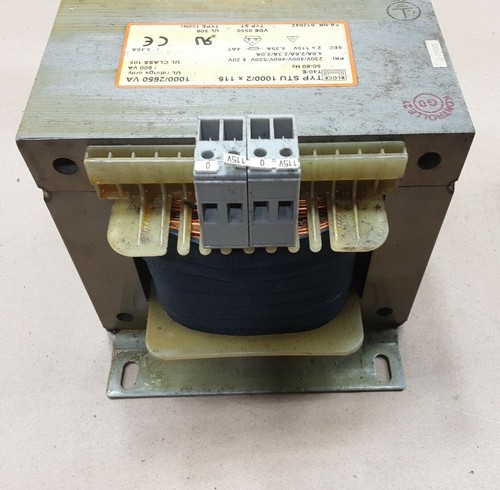 Block STU 1000/2 X 115 Transformator Primär 230V 4,6ASecondary 2x115V #3004D30PR5 - Bild 3 von 3