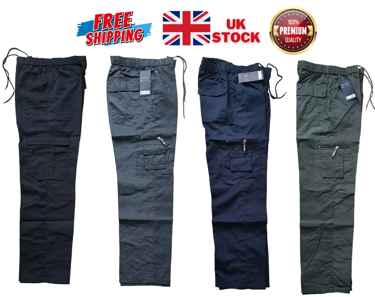 Mens cargo sale trousers ebay