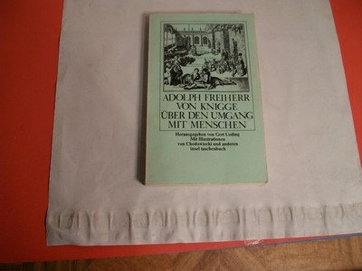 ADOLPH FREIHERR VON KNIGGE UBER DEN UMGANG MIT MENSCHEN-SOFTCOVER GERMANY 1977