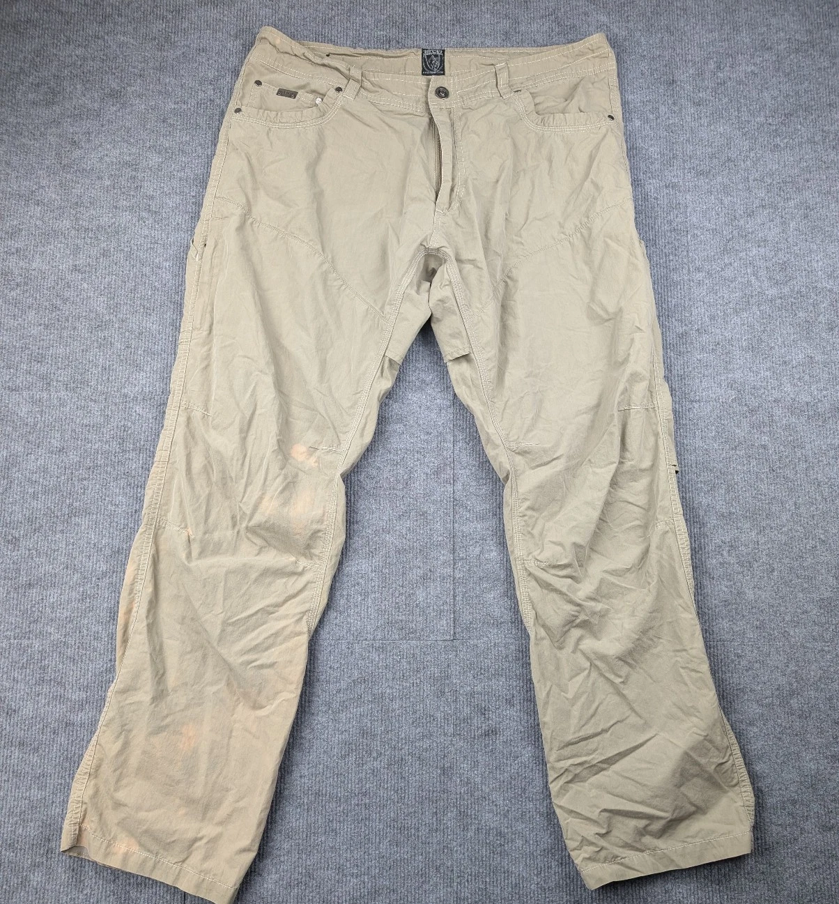 Kuhl Revolvr Pants Mens 36x32 Outdoor Hiking Athletic Vented Crotch Knee Light