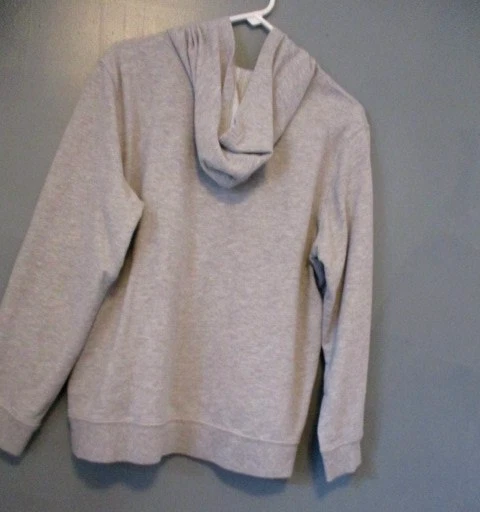 GAP СВЕТЛО-СЕРАЯ ЖЕНСКАЯ ТОЛСТОВКА С КАПЮШОНОМ С КАРМАНАМИ, РАЗМЕР XL - Изображение 3 из 3