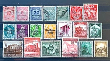German stamps - Lot of 20 old used stamps Reich /594