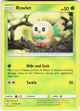 Rowlet 17/236 Common Cosmic Eclipse Pokemon NM/M on eBay