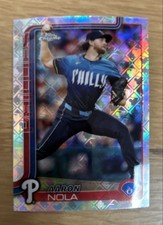 2025 Topps Chrome Logofractor Edition - Aaron Nola, Aaron Nola #286