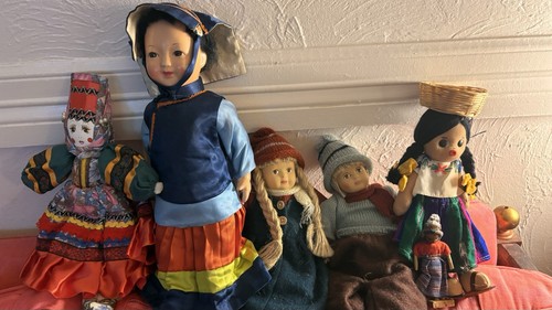 Vintage Puppen Konvolut 6 Stück