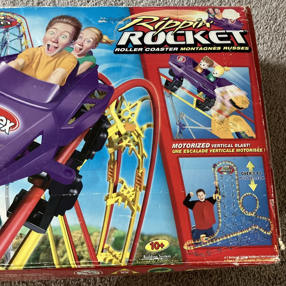 GREAT K'Nex KNex Rippin' Rocket Roller Coaster - hours of building fun - Image 3 of 4