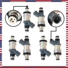 6Pcs Fuel Injectors For 4Runner 3.4L 1996-1998 Toyota T100 3.4L 1995-98 US Stock
