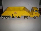 Tonka Bottom Dump Truck and Trailer Vintage pressed steel toy