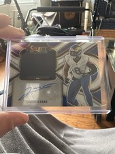 2025 Select Jared Verse Jumbo Signature Swatch White Prizm /75 Auto #JSW-JVE