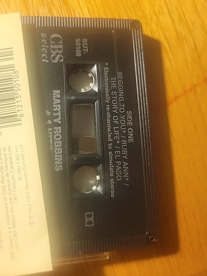 Cassete Marty Robbins #1 hits - Imagem 4 de 4