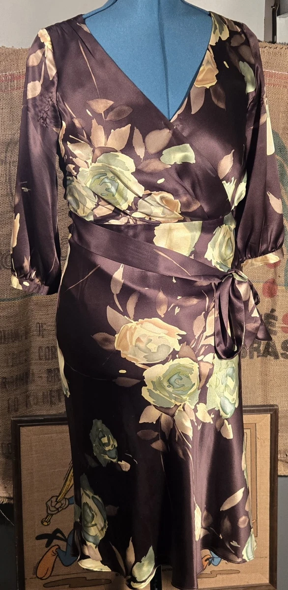 Banana Republic Silk Floral Wrap Dresses for sale | eBay