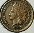1907 Indian Head Cent Fine