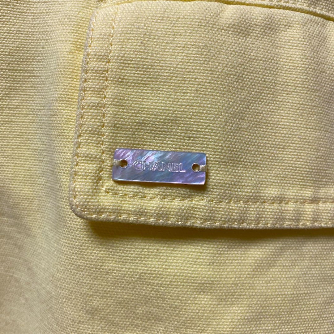 Giacca Cappotto CHANEL Giallo Limone 44