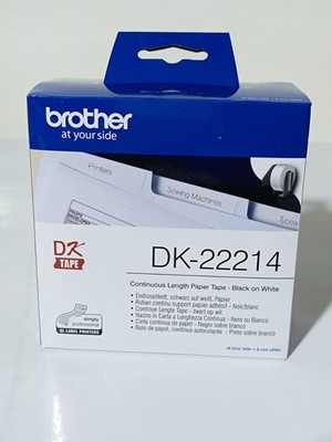 Brother Endlosetiketten Papier weiß, 30,48 m x 12 mm   DK-22214 3 Stück