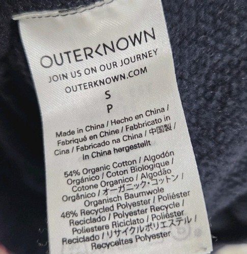 Outerknown Men's Pants Small Organic Cotton Recycled Poly Terry Joggers - Picture 9 of 9