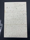 July 1863 Letter Indian Spring Maryland Civil War Attacks Rebels Gettysburg