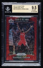 2015 Prizm All-NBA Team Ruby Wave /350 DeAndre Jordan #393 BGS 9.5 GEM MINT 3c7