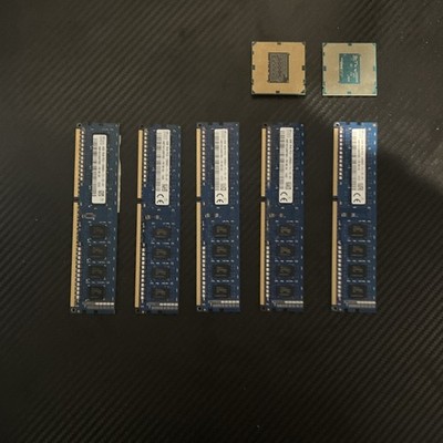 Intel Core i5 CPUs with SK hynix 4GB DDR3 DIMM PC3-12800U RAM Lot (AS IS)