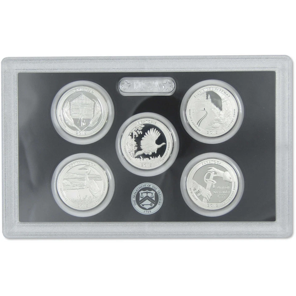 2015 Silver Proof Set U.S. Mint Original Government Packaging OGP COA - Image 4 of 4