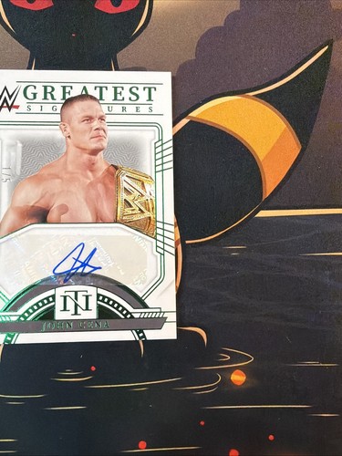 2024 JOHN CENA TESOROS NACIONALES MAYORES FIRMAS VERDE/5  - Imagen 5 de 8