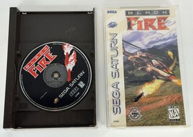 BLACK FIRE - SEGA SATURN - COMPLETE *TESTED & WORKING*