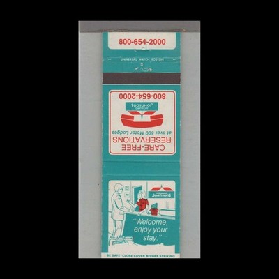 Matchbook Cover - Howard Johnsons Motor Lodge Welcome - Enjoy Your Stay