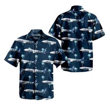 Alaska Airlines Boeing 737 9 Max Seattle Kraken Livery Hawaiian Shirt 0e2 9