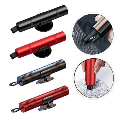 2-in-1 Car Safety Hammer, Emergency Window Breaker, Seatbelt Cutter, Escape