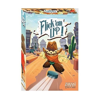 Boardgame Flick 'Em Up (Plastic Version, English & German Ed) Box NM