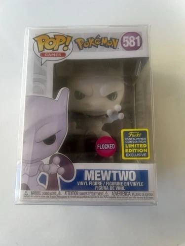 Funko Pop! Vinyl: Pokémon - Mewtwo (Flocked) - (Exclusive) #581