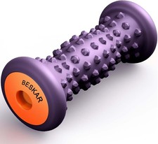 BESKAR Foot Massage Roller for Relief Plantar Fasciitis, Grape
